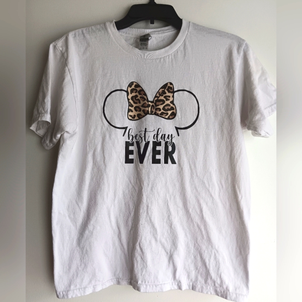 3 For $13💛Disney Best Day Ever Adult T-Shirt